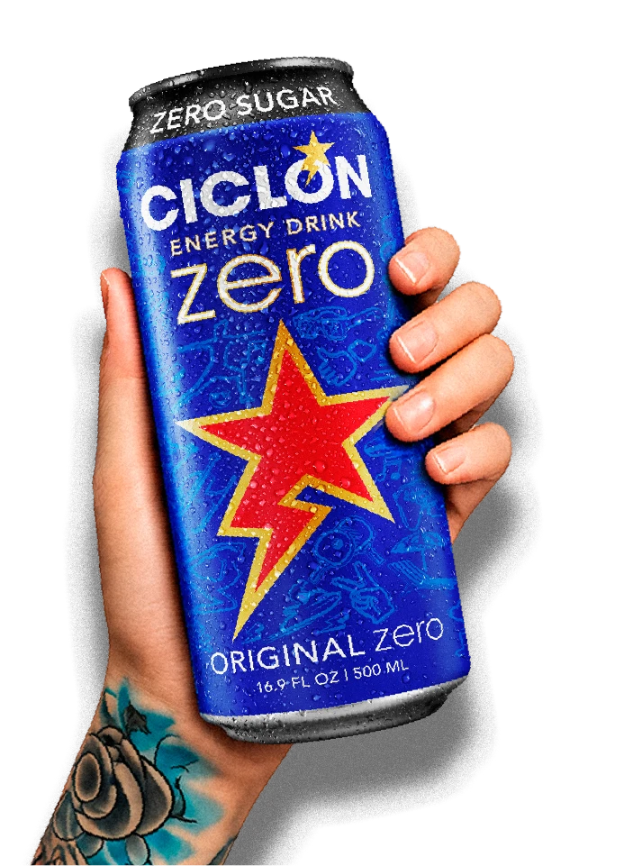 Mano con Ciclón Zero