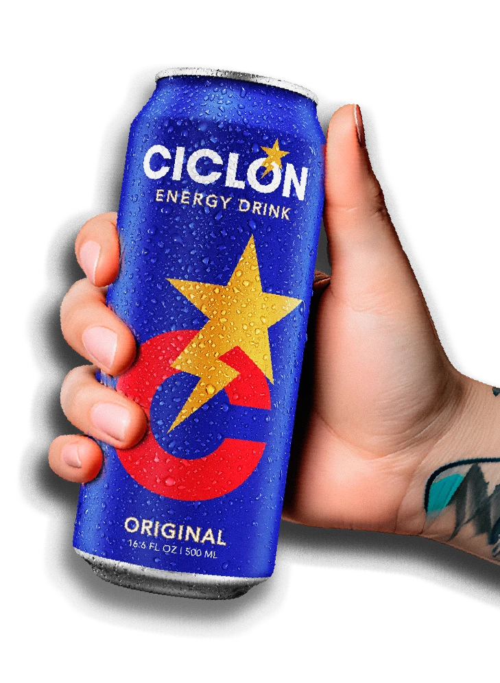 Mano con Ciclón Original