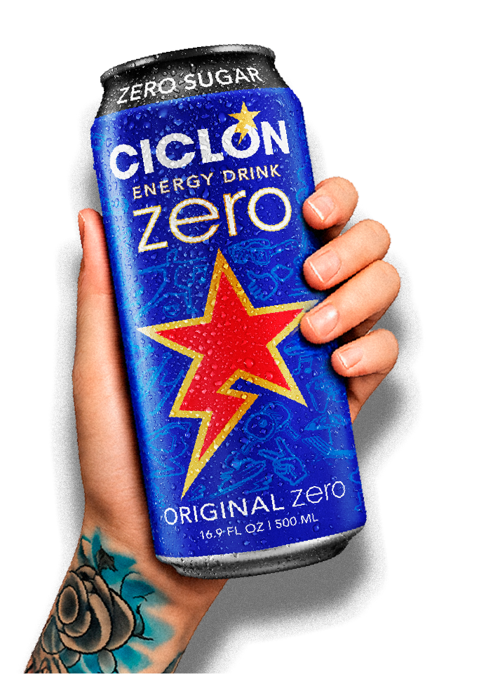 Mano con Ciclón Zero