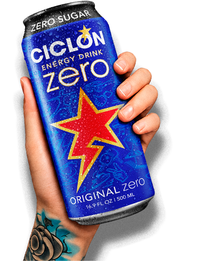 Mano con Ciclón Zero